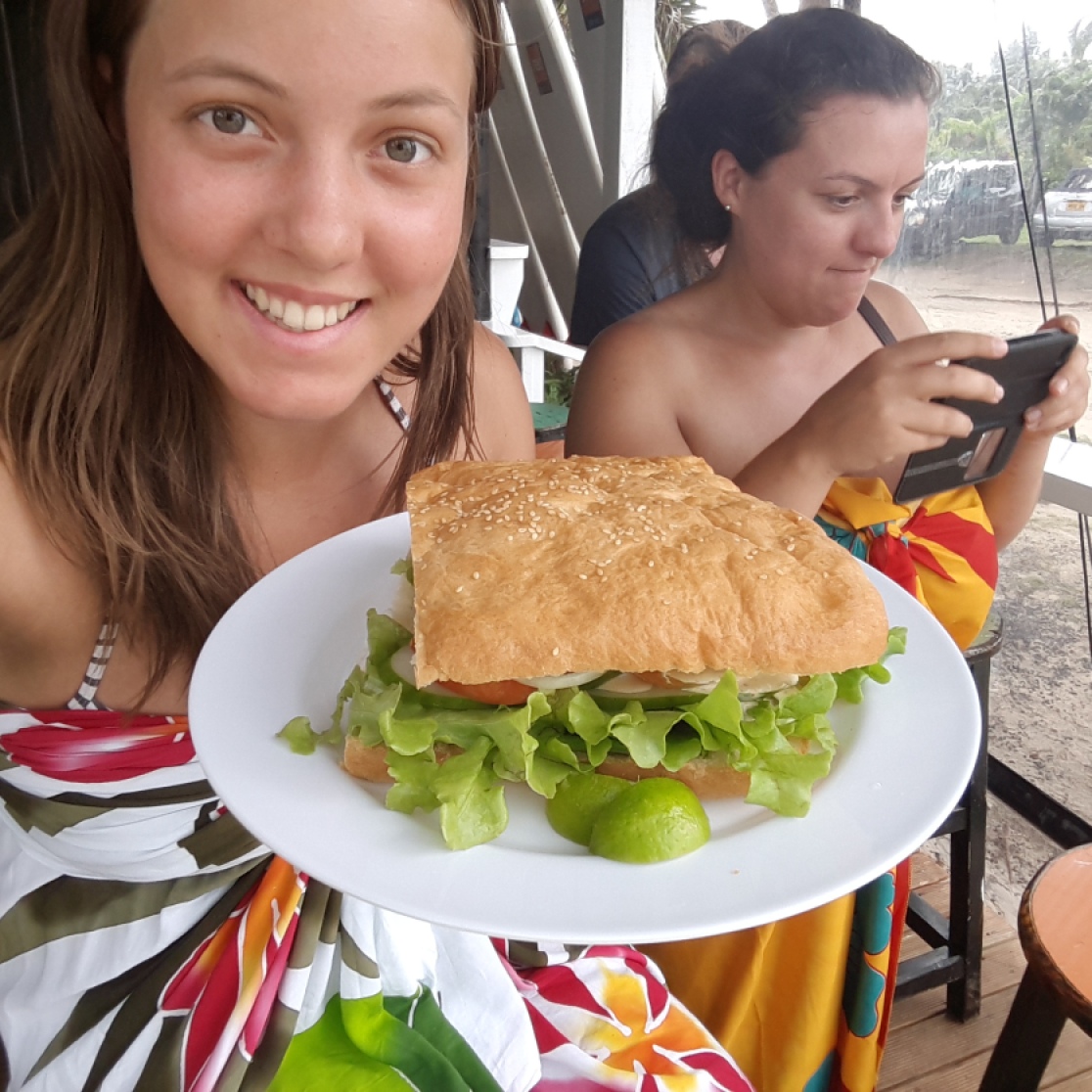 a sandwich as big as my face